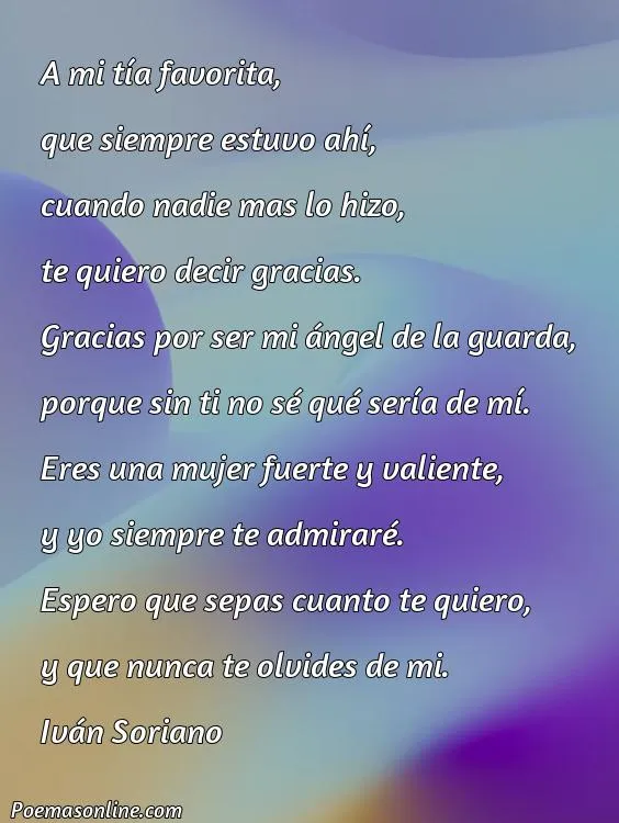 5 Mejores Poemas para mi Tía Favorita - Poemas Online