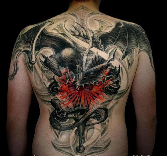 mejores tatuajes: dragones
