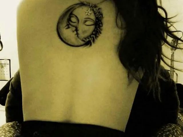 mejores tatuajes: Tatuajes de sol y luna