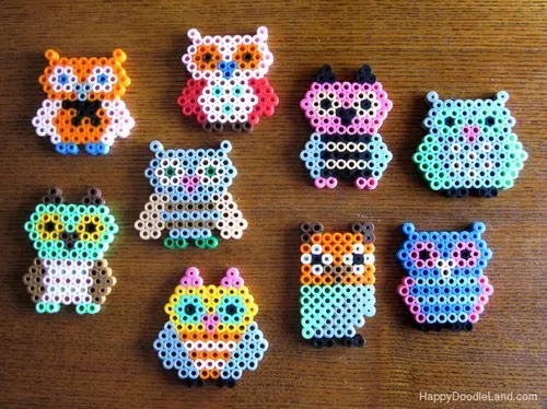 melty beads farm animal | Pyssla Beads Design | kid crafts | Pinterest