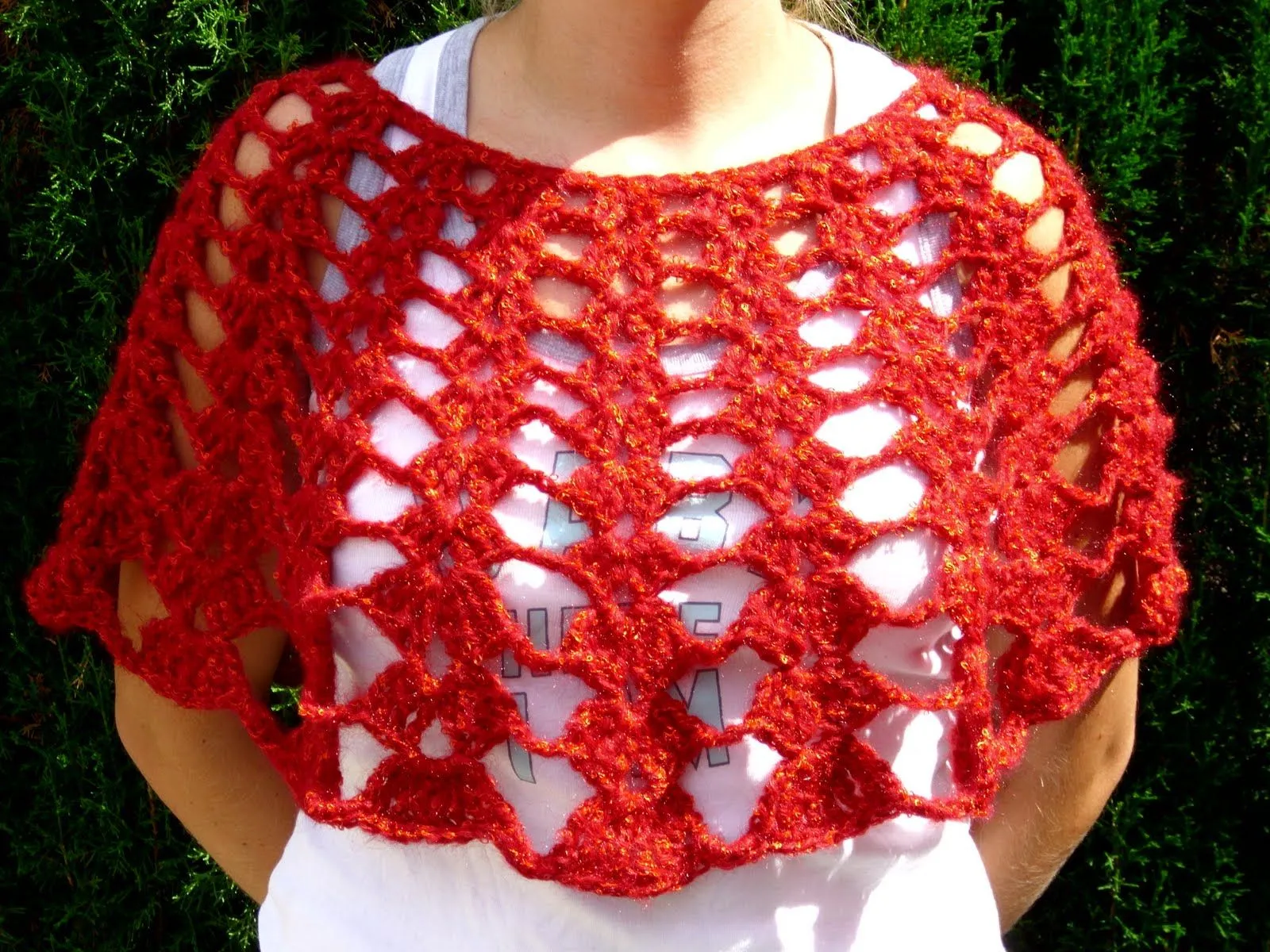 Ponchos de verano a crochet - Imagui