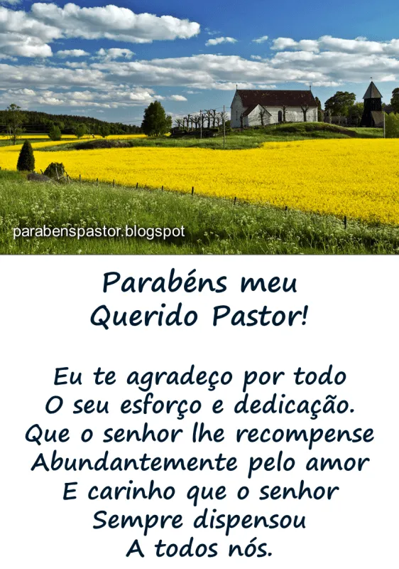 Mensagem de aniversário para pastor evangélico: Aniversario para ...