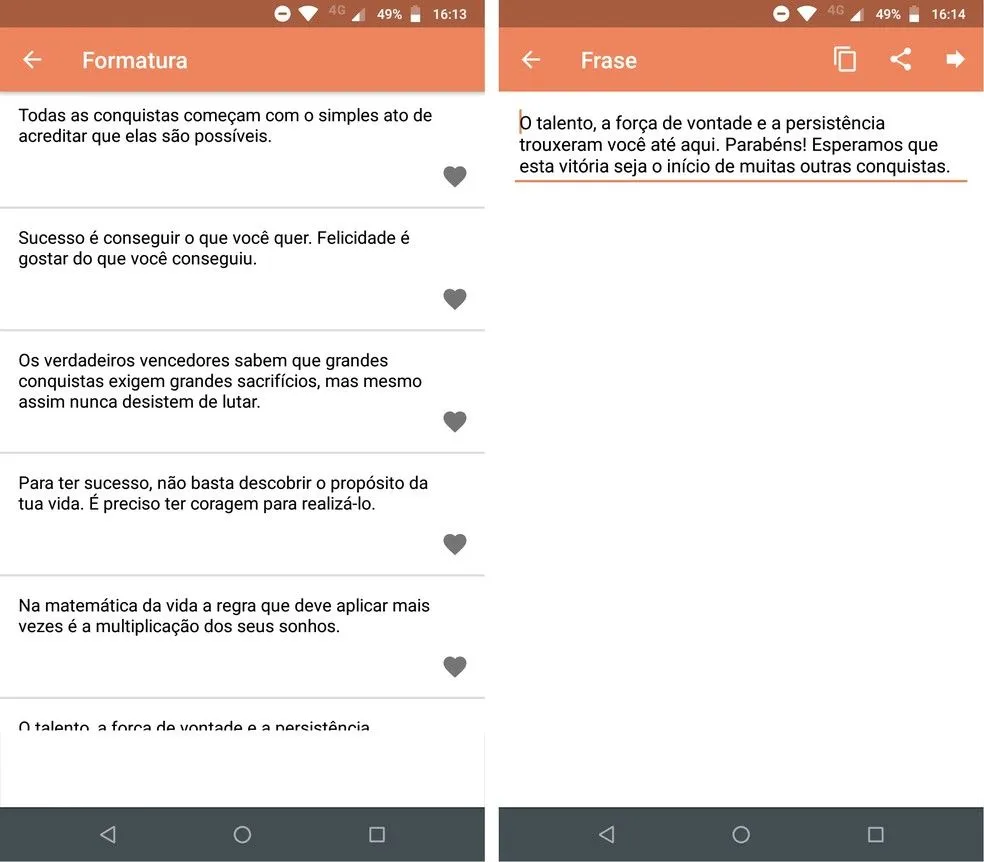 Mensagem para convite de formatura: cinco apps com frases