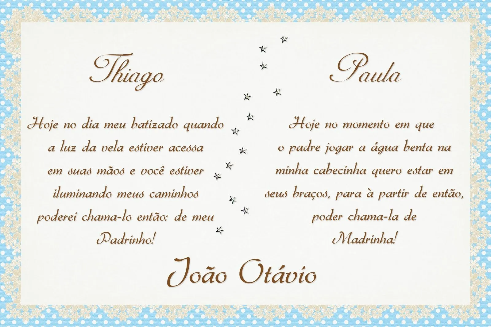 Mensagens Para Batizado: Frases Para Convites e Padrinhos ...