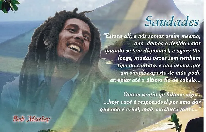 Minecraft Collection: Bob Marley Recados Frases e Fotos