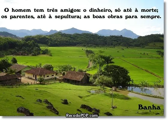 Mensagens de Paisagens para Facebook