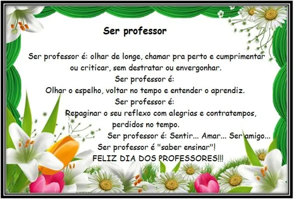 Mensagens Sobre Ser Professor: A Arte de Ensinar | Mensagens ...