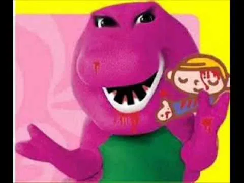 mensaje subliminal barney la canción al revés - YouTube