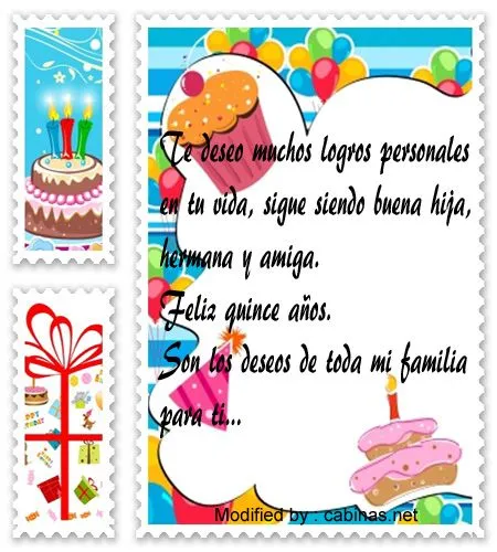 MENSAJES DE 15 AñOS|SALUDOS DE 15 AñOS|FRASES DE 15 AñOS ...