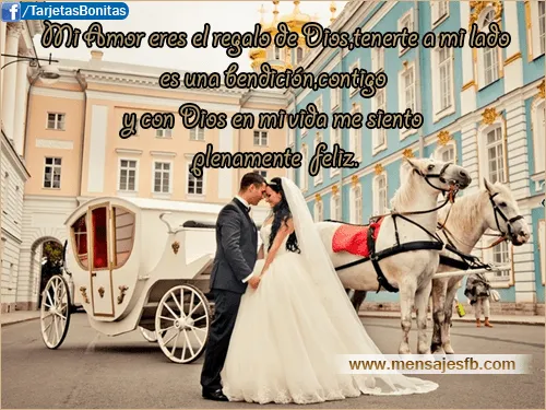 Mensajes de bodas ~ Mensajes Bonitos de Amor para Facebook