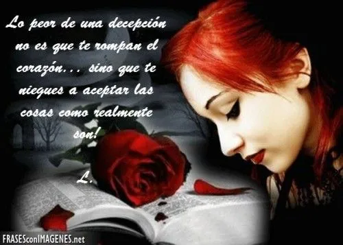 Mensajes de decepcion de amor - Imagui
