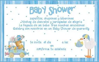 Soy niño baby shower - Imagui