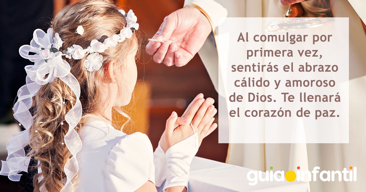 Mensajes con mucha fe para felicitar la Primer Comunión de los niños