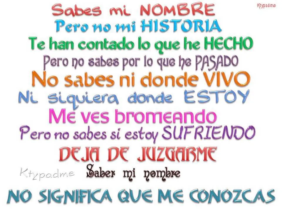 MENSAJES DE REFLEXION – MENSAJES POSITIVOS: SABES MI NOMBRE PERO ...