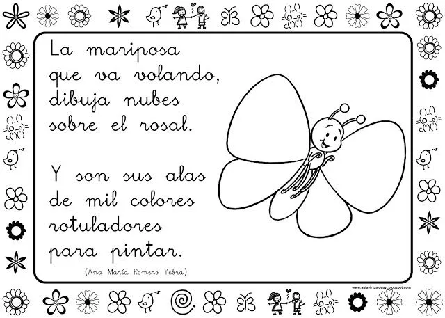 Menta Más Chocolate - RECURSOS PARA EDUCACIÓN INFANTIL: Poesias y ...