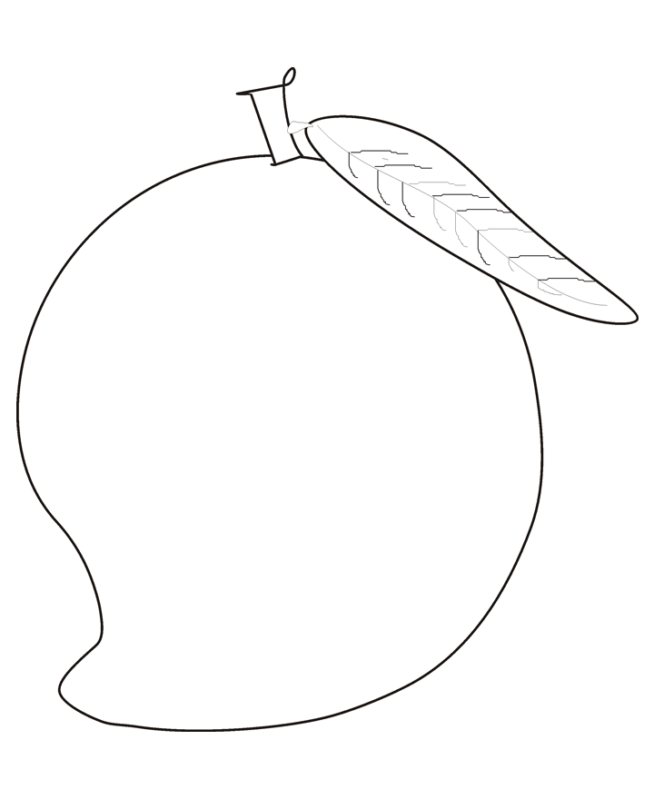 Dibujos para colorear de MANGOS