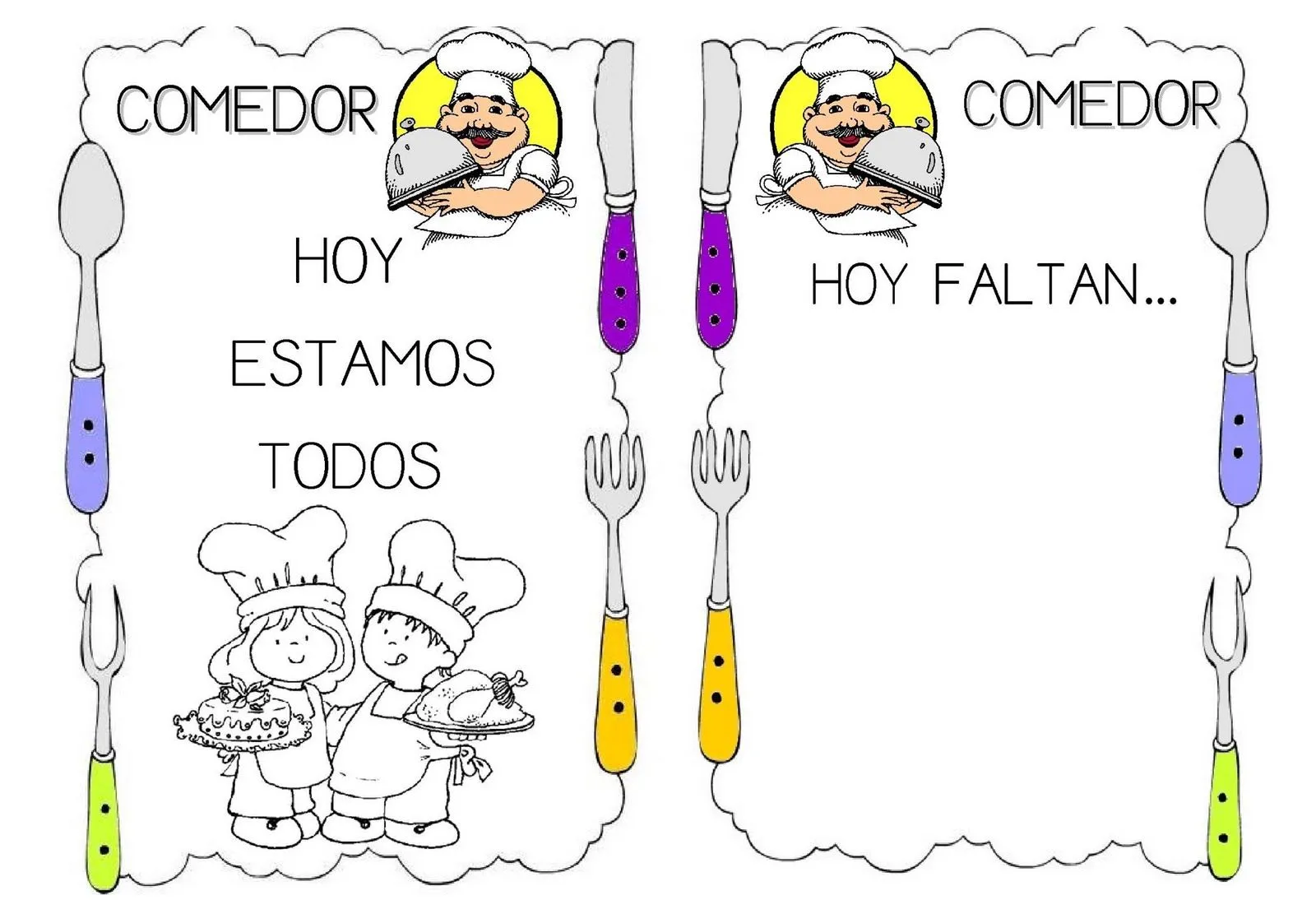 Menta Más Chocolate - RECURSOS PARA EDUCACIÓN INFANTIL: Asistencia ...