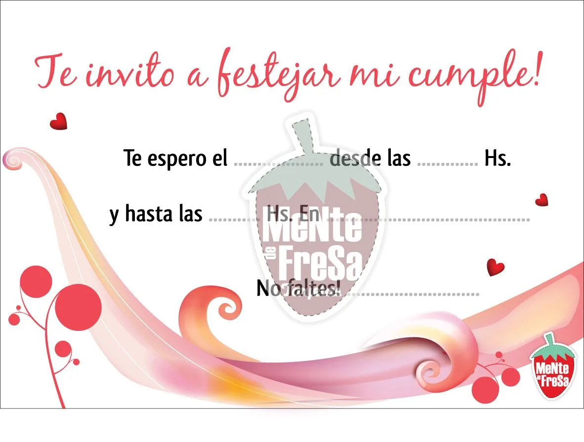 MeNte de FreSa ::tarjetas::: Cumpleaños