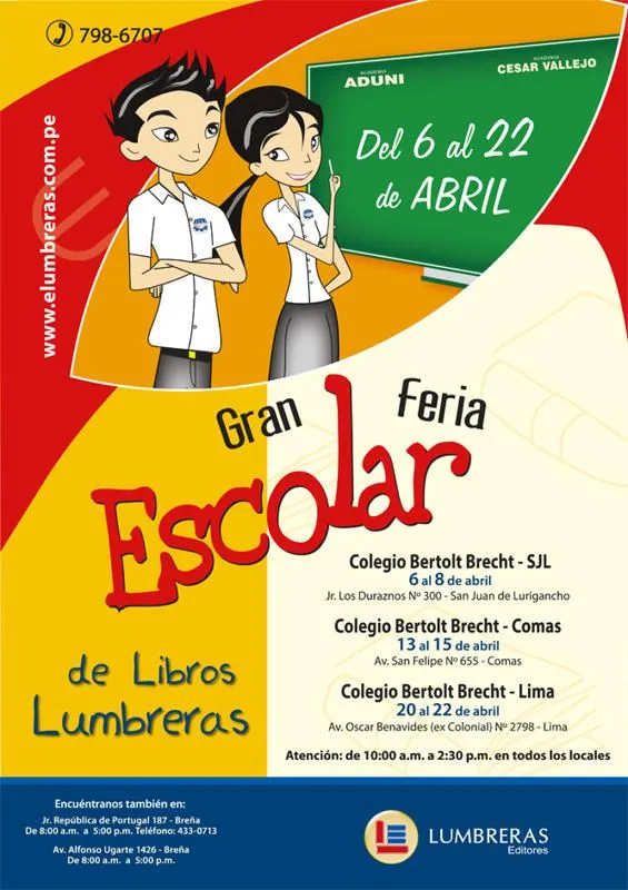 Mentes Productivas: Feria Escolar