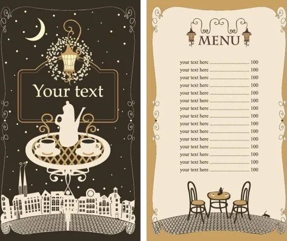 Menu coffee design Free vector for free download about (22) Free ...