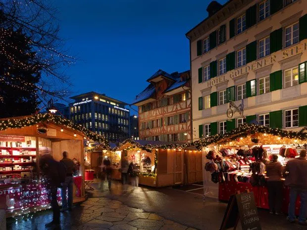 Mercadillos navideños de Suiza, una fiesta de aromas, luces y colores