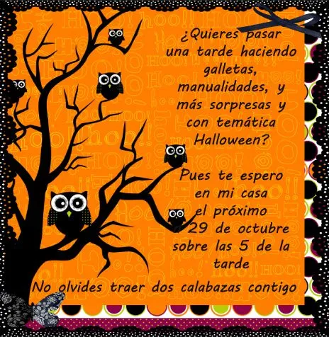 Merienda de Manualidades Halloween- Halloween "Craft-Tea Party ...