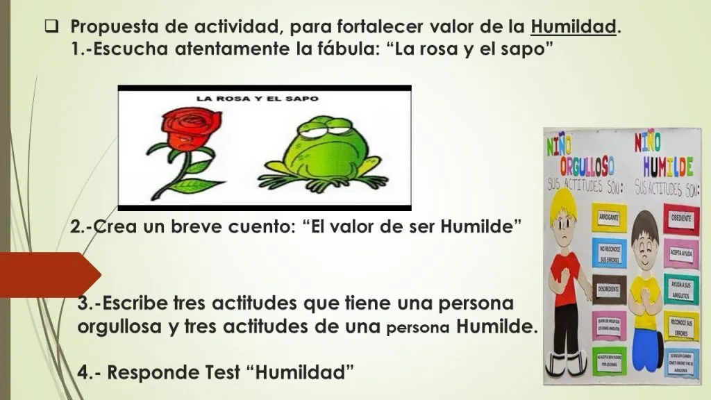 Valor del mes junio-julio “Humildad” – Colegio San José