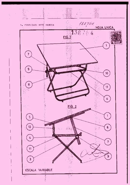 Mesa de dibujo perfeccionada (índice 6) (1 de diciembre de 1969).