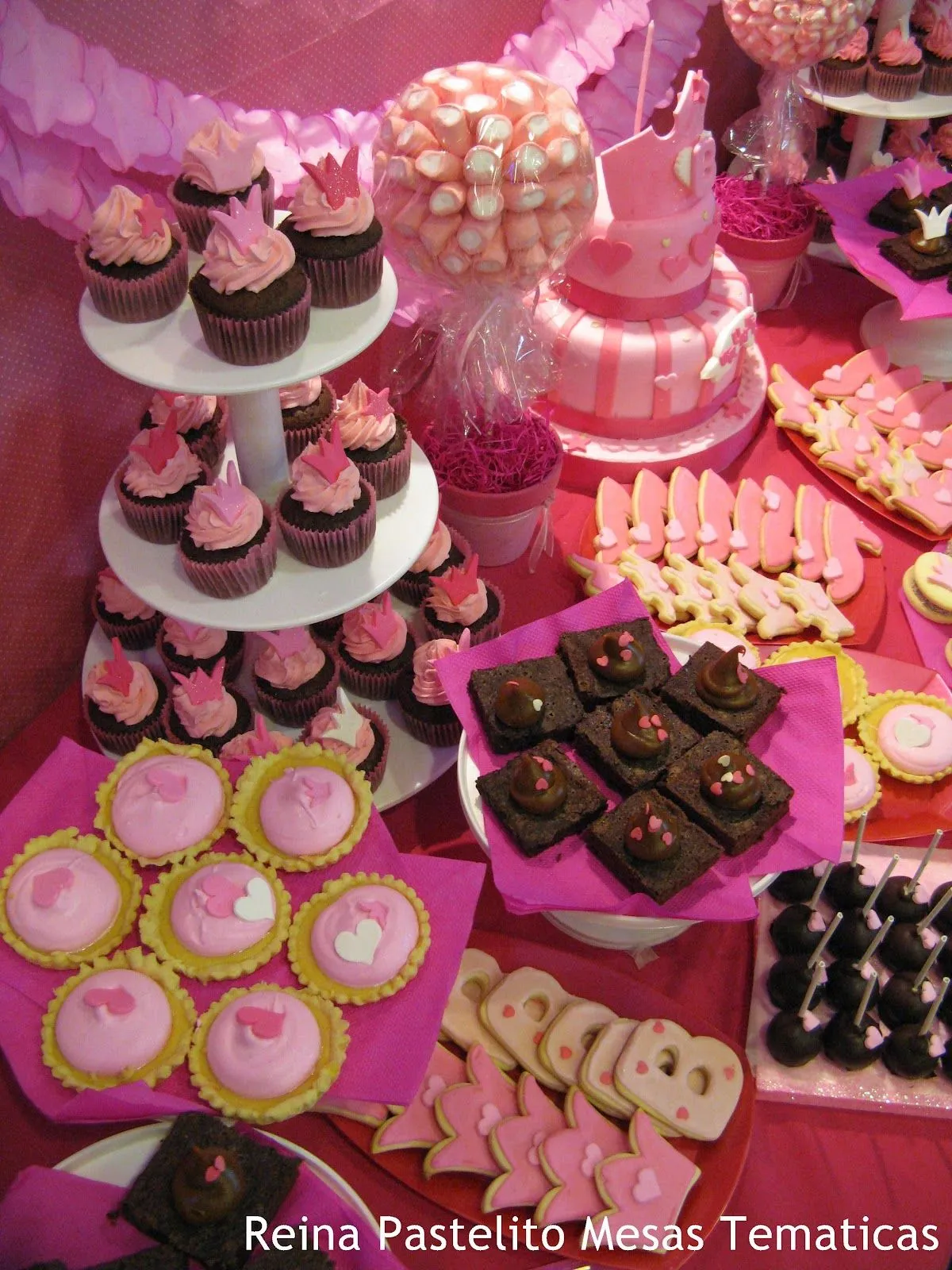 Mesa Dulce Princesas Torta Cupcakes Tematica Pictures