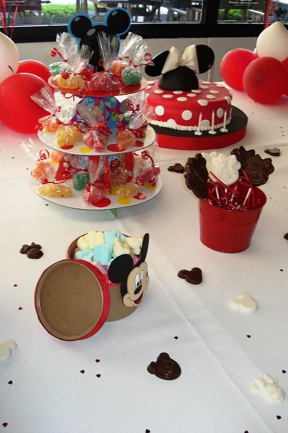 Mesa de dulces de Minnie Mouse - Imagui