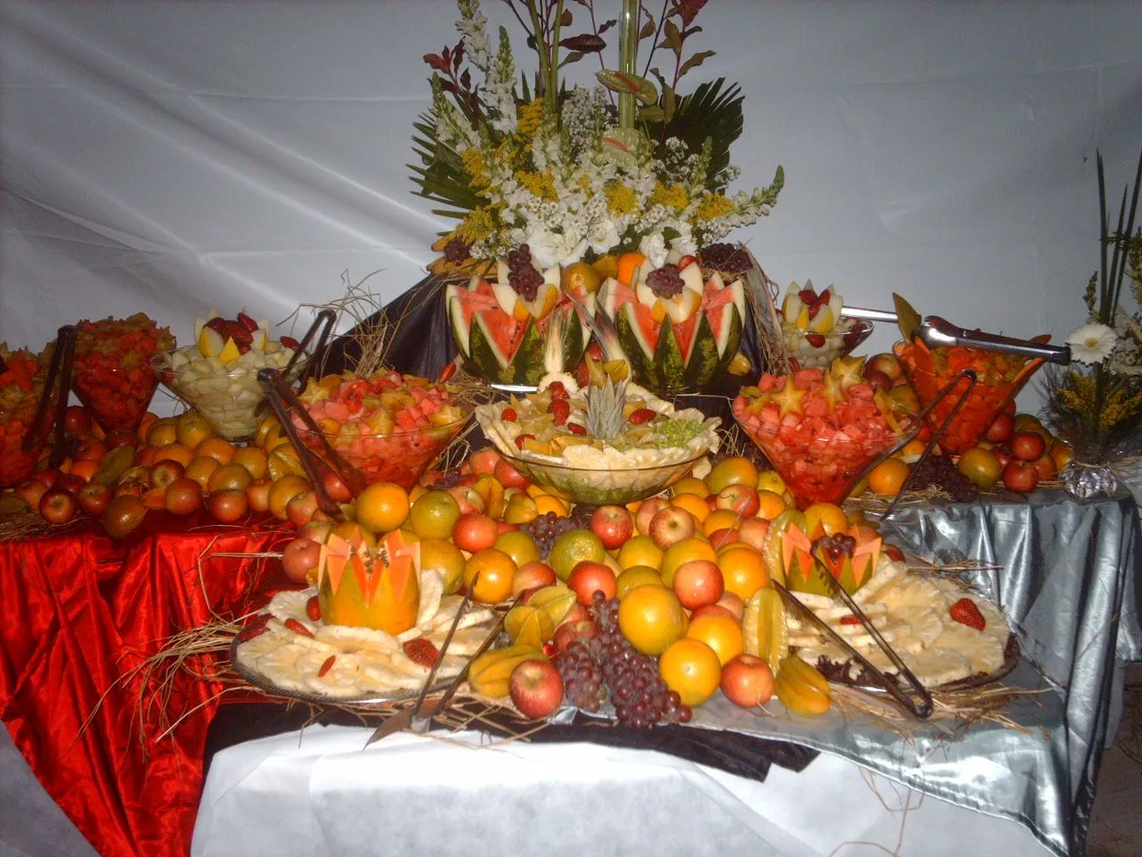 mesa de frutas