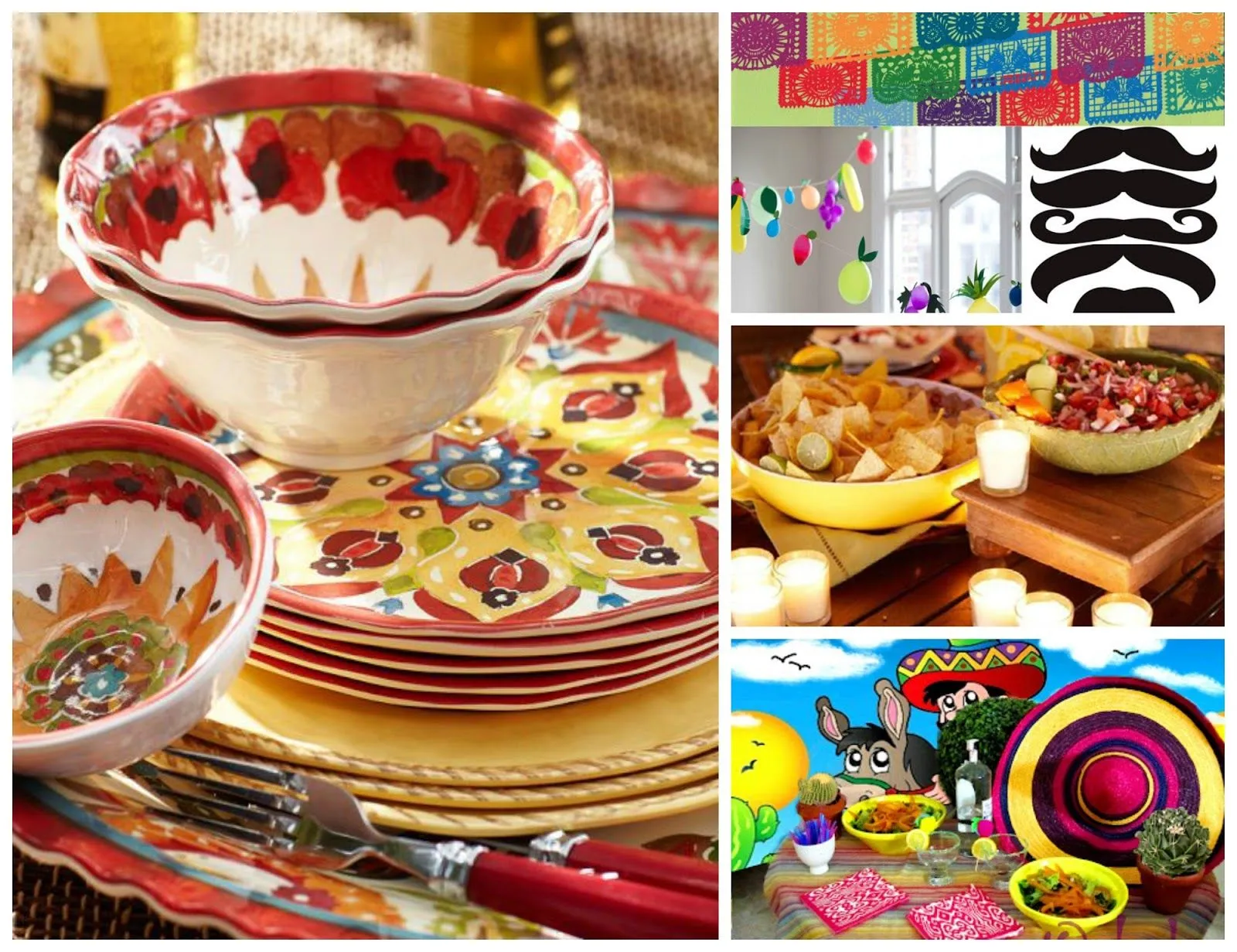 A LA MESA CON GLAMOUR: fiesta mexicana