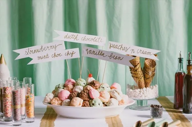 Mesa de Postres para Boda en Verano