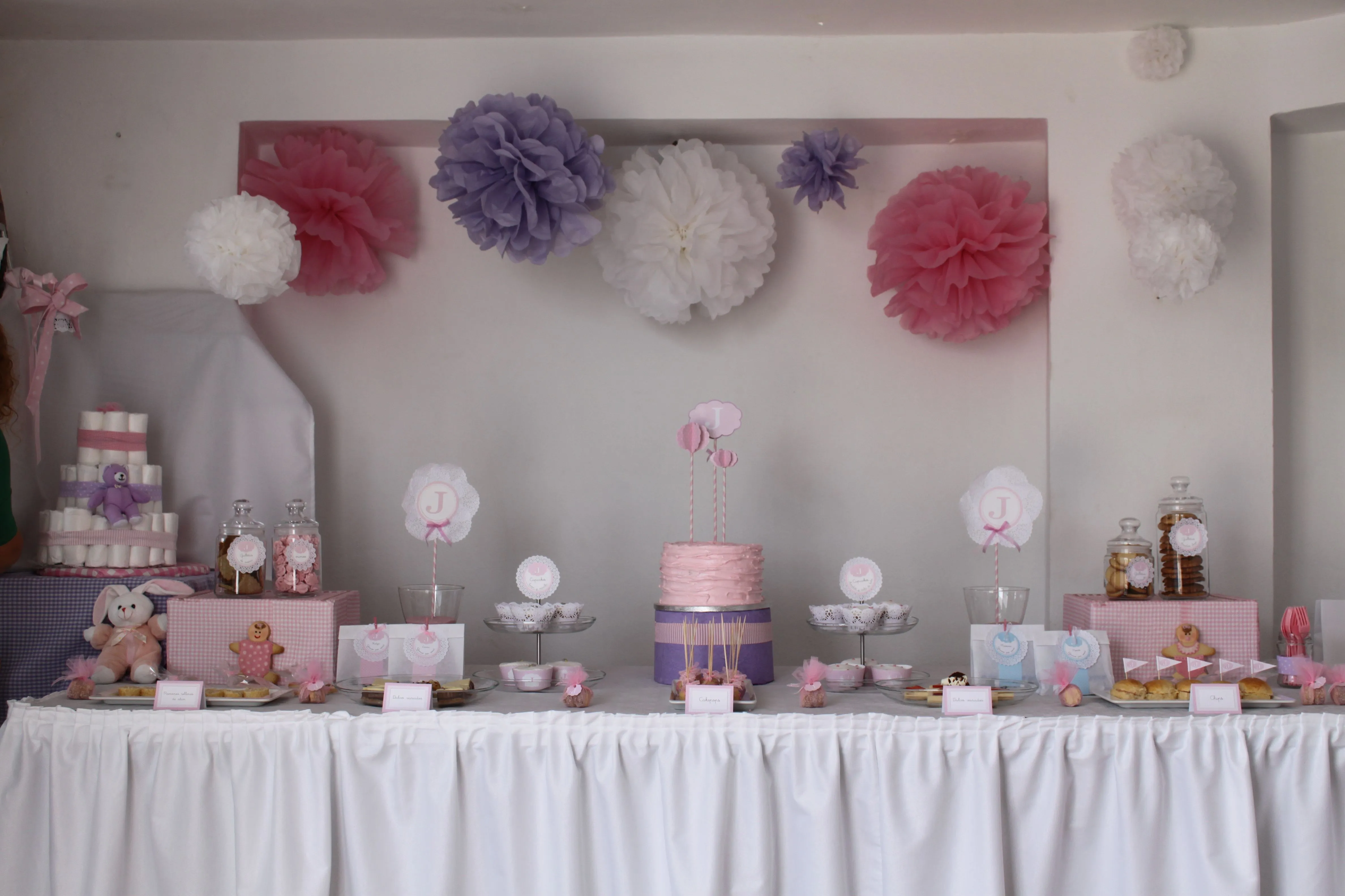 mesas decoradas para baby shower