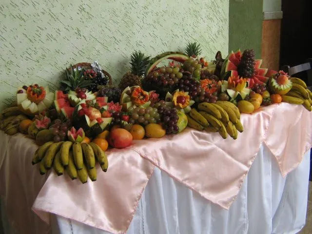 Mesas decoradas con frutas - Imagui