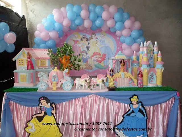 Mesas decoradas de princesas Disney - Imagui