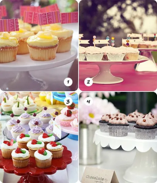 Mesas de dulces: los cupcakes, cómo exponerlos - Revista - Fiestafacil