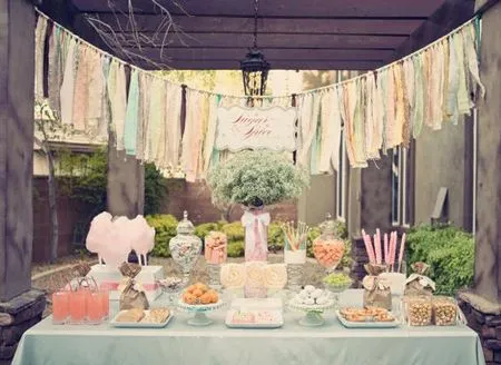 MESAS DE DULCES ESTILO VINTAGE