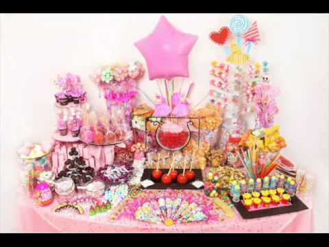 mesas de postres para eventos - YouTube