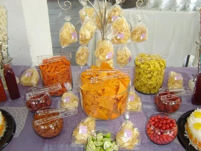 Mesas de dulces y snacks en Saltillo