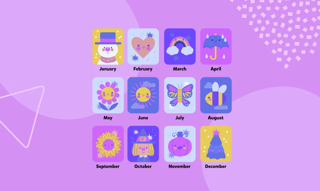 Meses del año en inglés: el calendario en inglés para niños