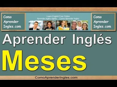 Meses del año | Months of the year | Como Aprender Ingles