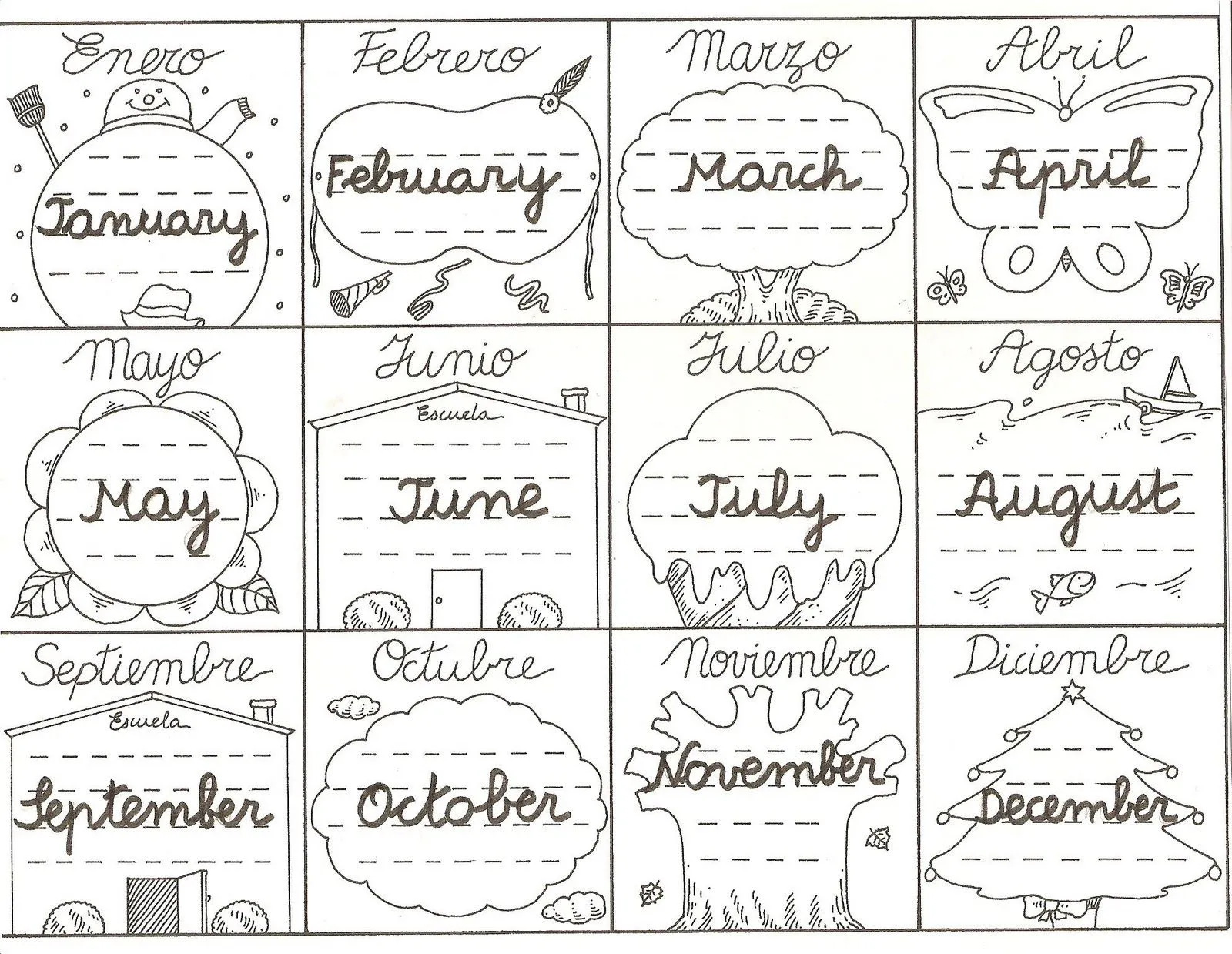 Meses del Año ( Year Months ) | INGLES BASICO