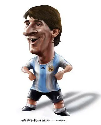 Caricatura de lionel messi - Imagui