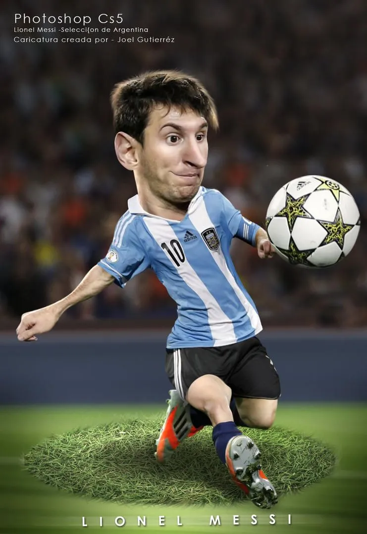 Messi Caricatura by JArtDesign1 on DeviantArt