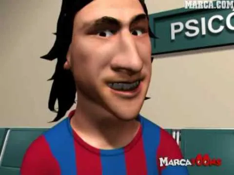 Messi y Ibrahimovic animados - YouTube