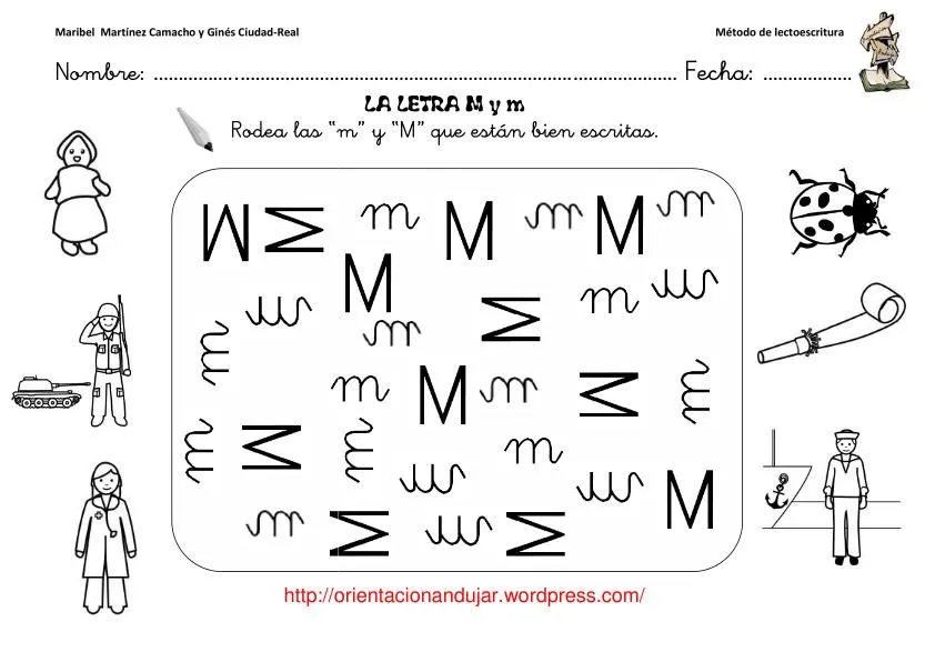 Lectoescritura Letra M Pictures