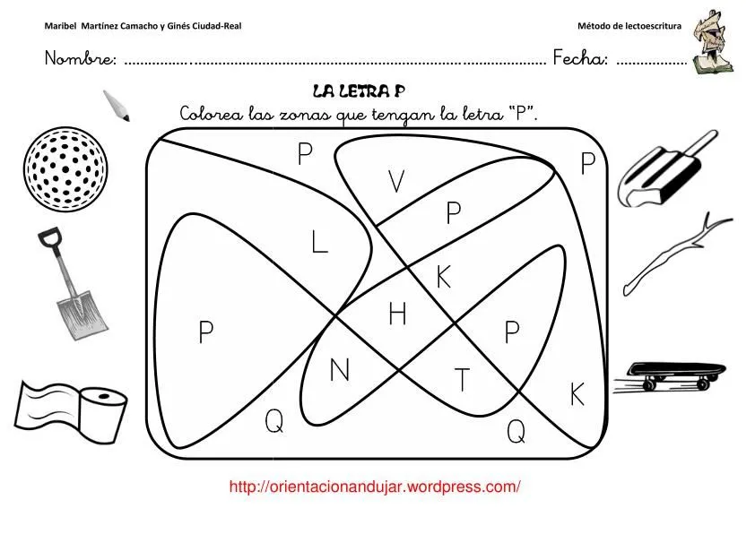 Pin Método De Lectoescritura Consonante “p” » Letra P 12 on Pinterest