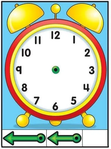 Fichas con ejercicios para aprender las horas del reloj | Escuela ...