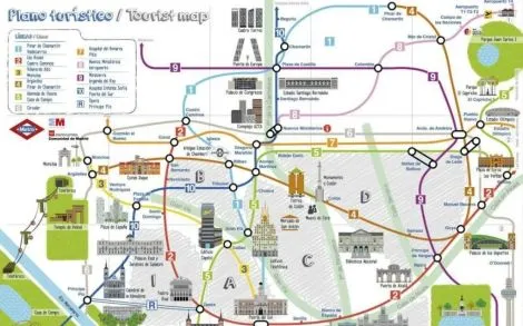 Metro lanza un nuevo plano turístico para fomentar el uso del ...